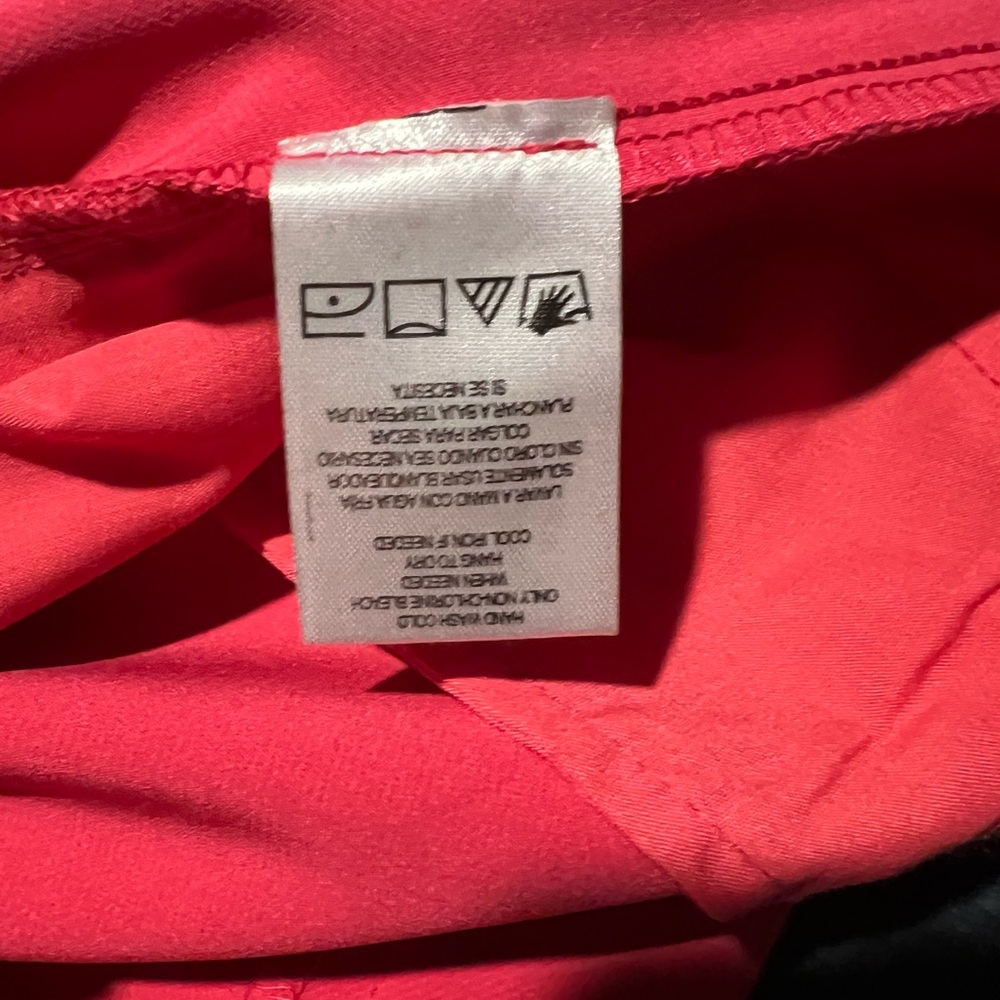 Women pink pants with feathers on the bottom of pants. Fun and unique. - Picture 6 of 7
